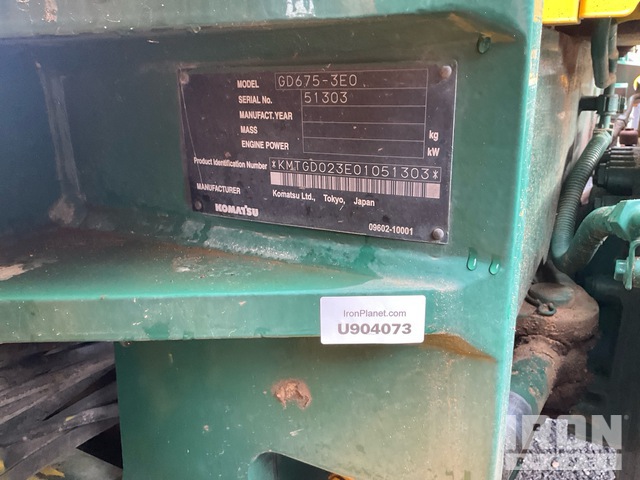 MOTOCONFORMADORA KOMATSU GD6753E0 2007