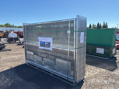 Quantity of (29) 2025 10 ft x 6 ft Galvanized Temporary Valla (Unused)