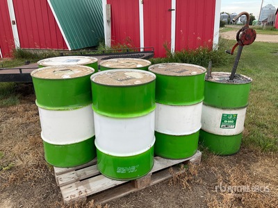 Quantity of (6) Steel Oil Barrels