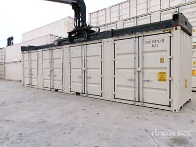 40 ft High Cube Open-Sided Contenedor de almacenamiento