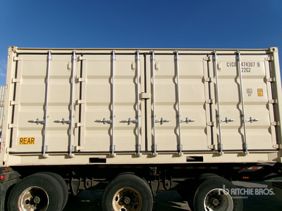 40 ft Standard Open-Sided Contenedor de almacenamiento