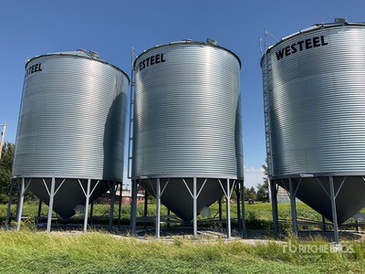 Westeel +/- 7500 bu 6 Ring Hopper Grain Bin