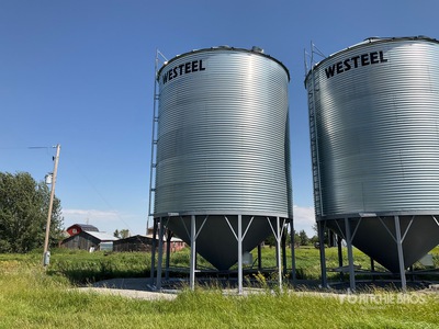 Westeel +/- 7500 bu 6 Ring Hopper Grain Bin