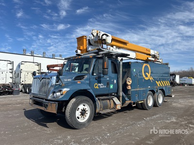 2009 Posi-Plus 500-50-RU 50 ft on 2009 International 7400 6x4 Extended Cab Bucket Truck