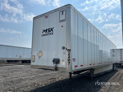2018 Wabash DVCVHPC 53 ft x 102 in T/A Van Trailer