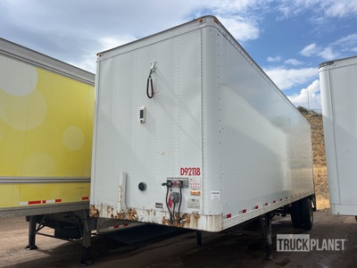 1992 Wabash 31 ft x 96 in S/A Semi-remorque fourgon