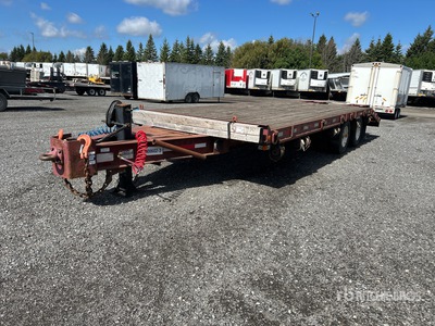 2011 BWS 25 ft T/A Equipment Trailer