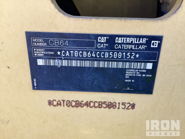 COMPACTADOR 2014 CATERPILLAR CB64