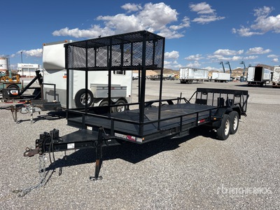 2009 Millerbilt 18 ft T/A Utility Trailer