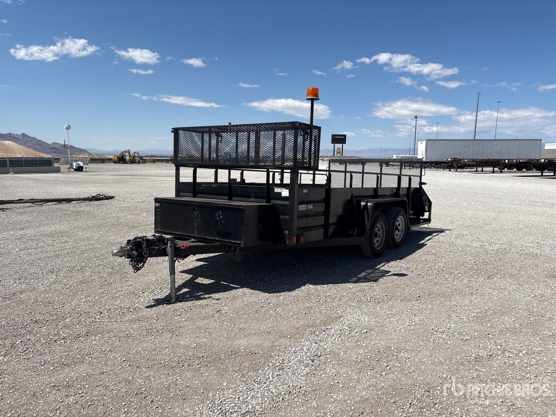 2009 Marksman 14 ft T/A Landscape Trailer