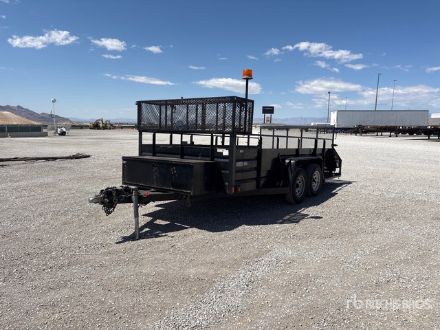 2009 Marksman 14 ft T/A Landscape Trailer