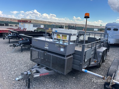 2015 Millerbilt 14 ft T/A Landscape Trailer