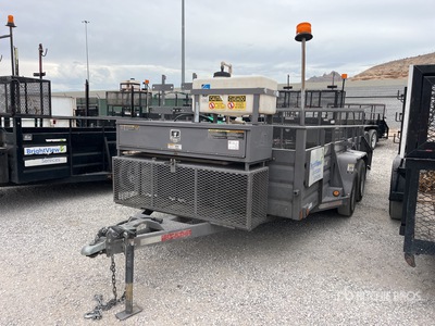 2015 Millerbilt 14 ft T/A Landscape Trailer