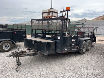 2013 Millerbilt 14 ft T/A Landscape Trailer