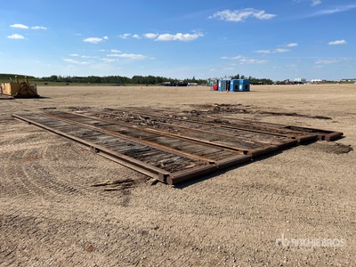 Quantity of (6) Custom Built 40 Ft x 8 Ft Rig Esteras