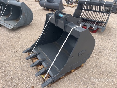 2025 Strickland 48 in Loading Excavator Bucket - Fits Hitachi ZX130 (Unused)