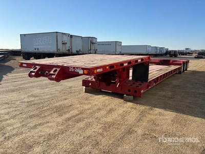 1996 Aspen Tri/A 50 ft Extendable Double Drop Removable Gooseneck Tieflader