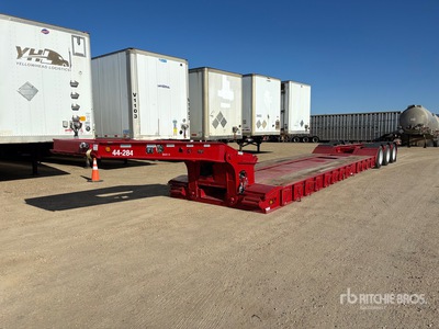 2005 Lode King RGN Tri/A Double Drop Removable Gooseneck Remolque Portamaquinaria