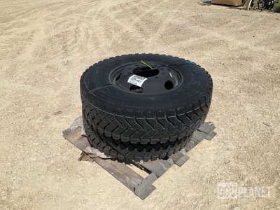 (2) Michelin 315/80R22.5 Tires w/Wheels