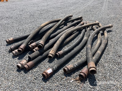 Quantity of (17) Flextral 2 In, 3 In, and 4 In Shotcrete Hose Divers