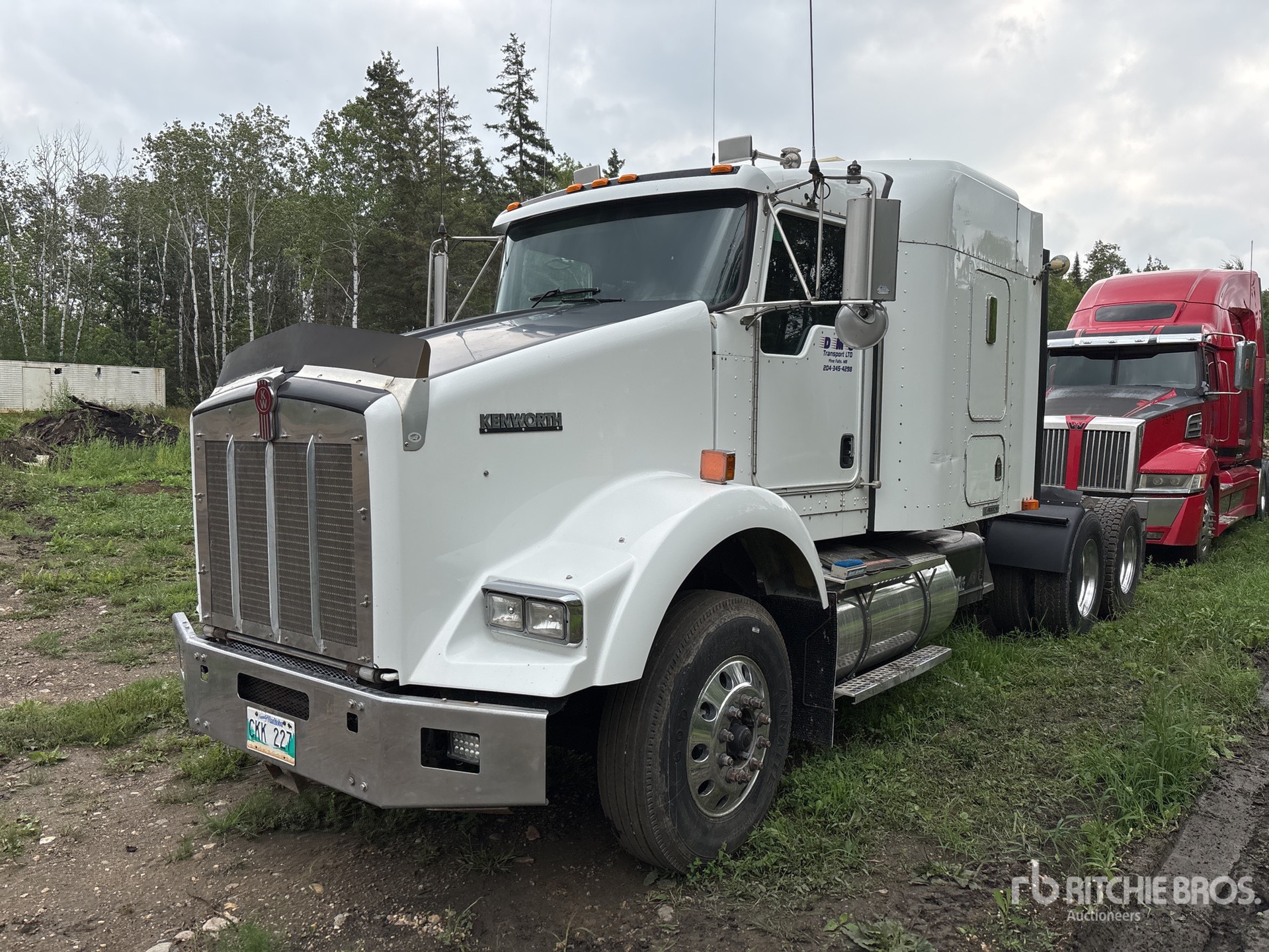 2005 Kenworth T800 6x4 Ciągnik siodłowy T/A z kabiną sypialną