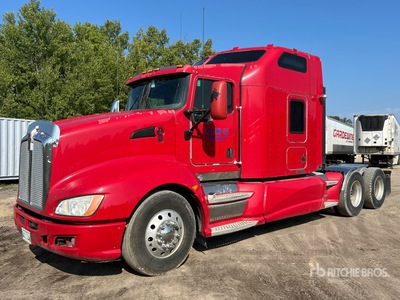 2008 Kenworth T660 6x4 T/A Sleeper Truck Tractor