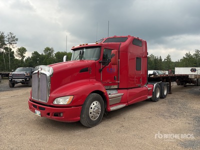 2008 Kenworth T600 6x4 Sleeper Truck Tractor