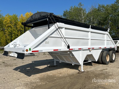 1985 Load Line 29 ft T/A Belly Dump Trailer