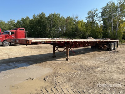 2001 Manac 48 ft Tri/A l Flatbed Trailer