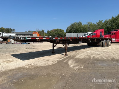 2014 Clark 48 ft T/A Flatbed Trailer