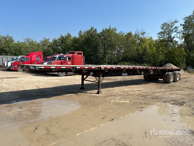 2014 Clark 48 ft T/A Flatbed Trailer