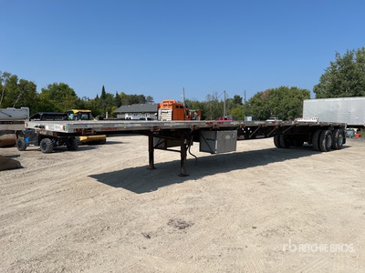 2004 Doepker 48 ft T/A Remorque à plateau