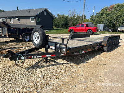 2021 PJ 25 ft Tri/A Plataforma Basculante