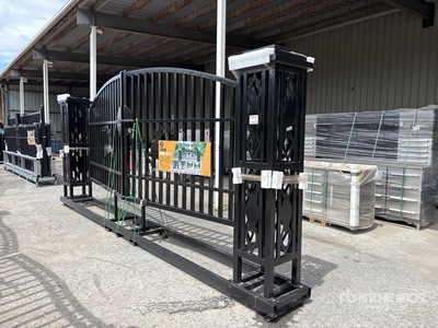 2025 Suihe NFG-20FGP-E 20 ft Wrought Iron Bi-Parting Driveway Gate (Unused)