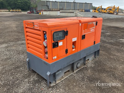 2015 Atlas Copco QAS40 40 kVA Skid-Mounted Generatore