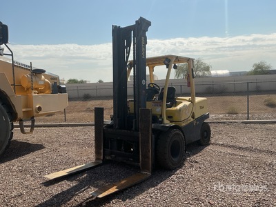 2008 Hyster H100FT 8950 lb Pneumatic Tire Forklift