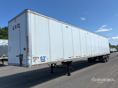 2005 Wabash 53 ft T/A Van Trailer