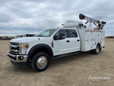 2022 Ford F-550 XLT 4x4 Crew Cab Ciężarówka serwisowa