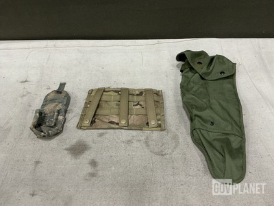 (267) Grenade Pouches, (17) Pouches, (4) Antenna Bags & Assorted Items
