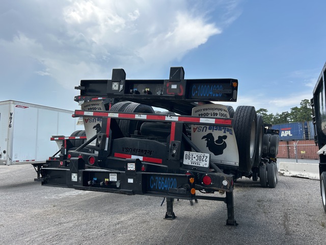 Quantity of (3) 2023 DeLucio C4020 T/A Extendable Container Trailer Quantity of (3) 2023 DeLucio C4020 T/A Extendable Container Trailer