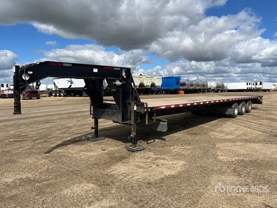 2023 ABU 40 ft Tri/A Gooseneck Apparatuur aanhangwagen