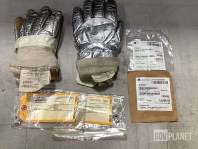 (40) Fairlead Links, (159) Blanking Caps (5) Pairs of Gloves & Assorted Items