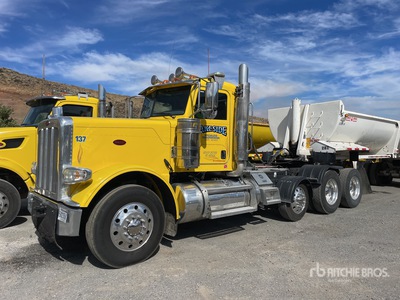 2015 Peterbilt 389 8x4 Tri/A Day Cab Truck Tractor
