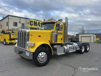 2015 Peterbilt 389 6x4 Heavy Haul Day Cab Truck Tractor