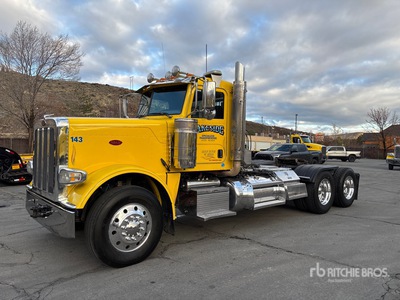 2015 Peterbilt 389 6x4 T/A Day Cab Truck Tractor