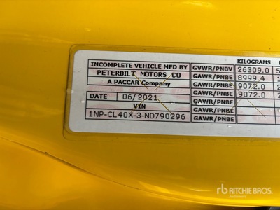 2022 Peterbilt 567 8x4 Tipper Truck