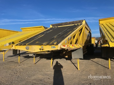 2000 Ranco 16 ft T/A Lead Remorque à benne centrale