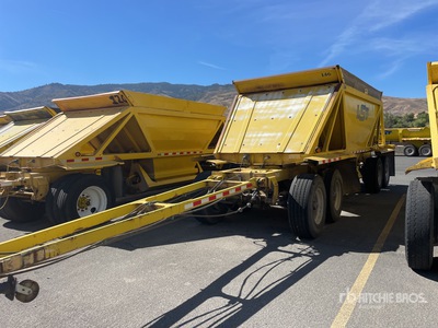 2005 Ranco 16 ft Quad/A Pup Belly Dump Trailer