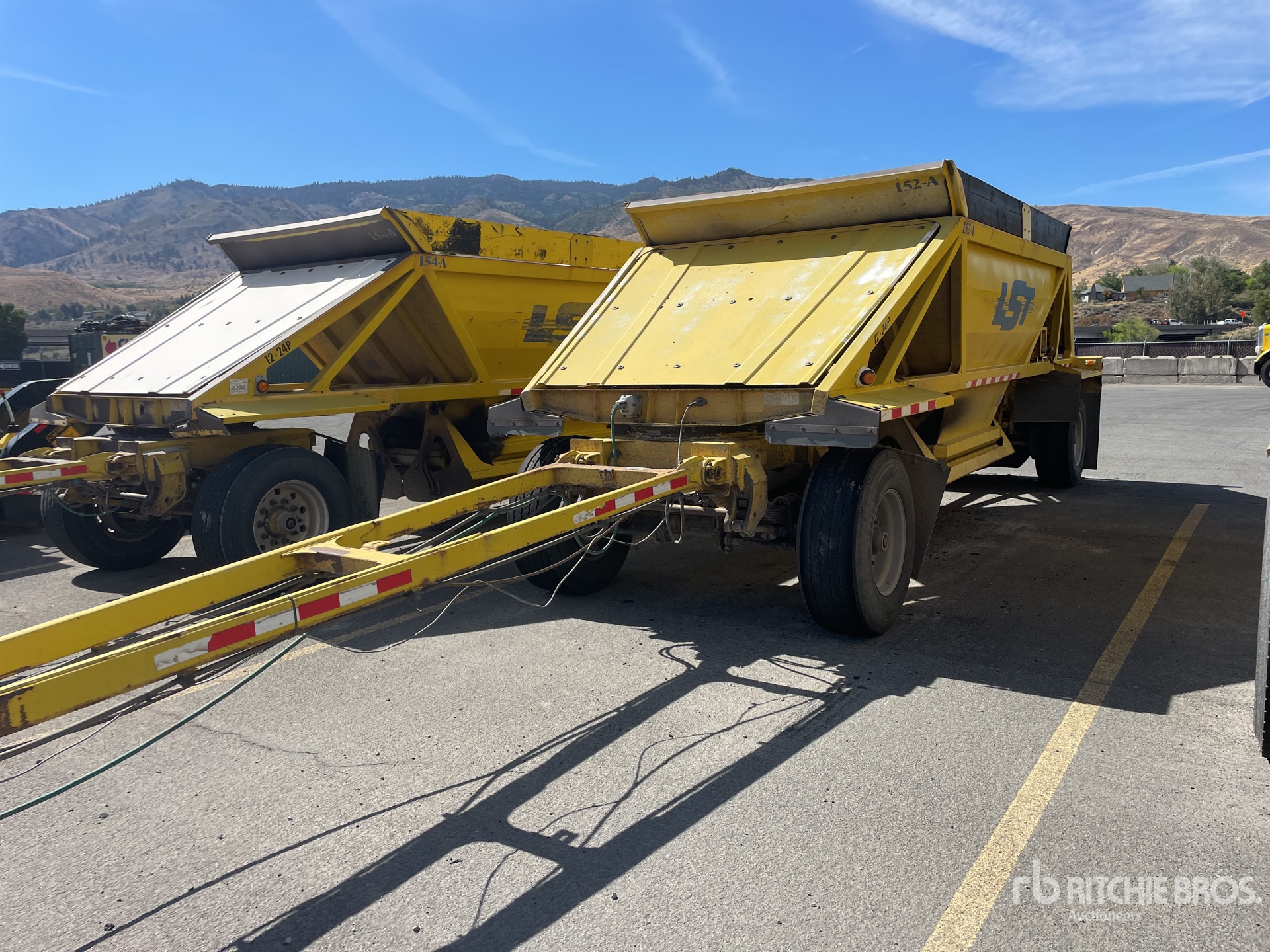 2006 Ranco 14 ft 2/Axle Pup Belly Dump Trailer