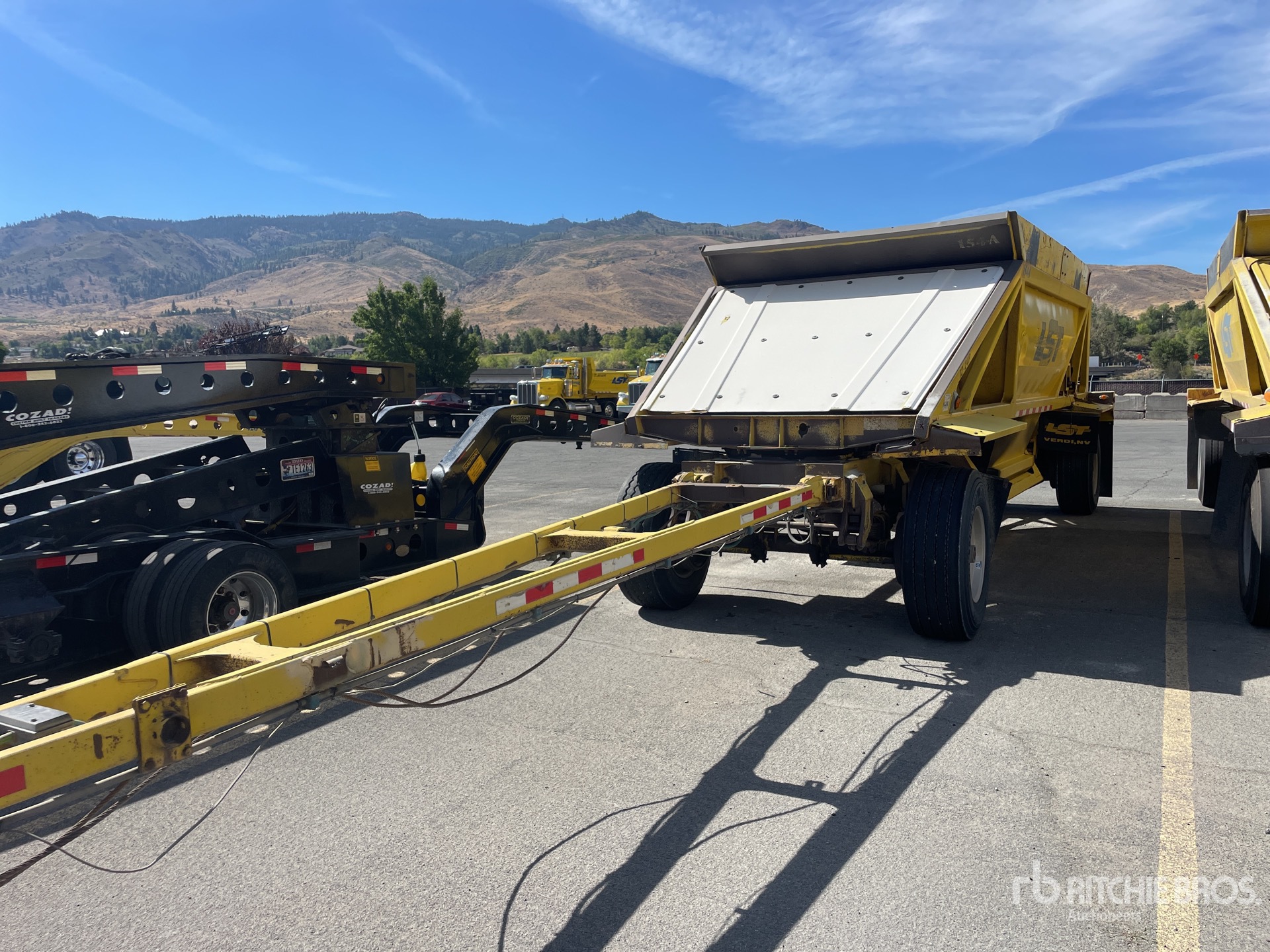 2006 Ranco 14 ft 2/Axle Pup مقطورة للتفريغ السفلي